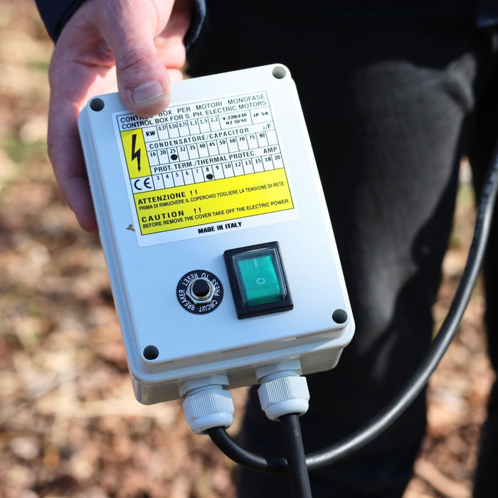 control box motor for water pump