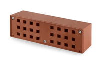 Anti flood air brick in brown