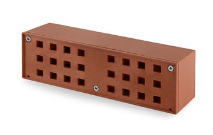 Anti flood air brick in brown