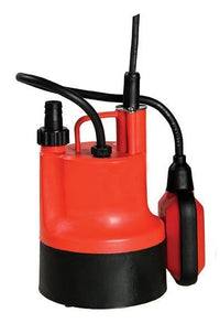 APP BPS Automatic submersible pump pictured with pendant float switch