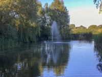 Floating Tree Pond pump in use