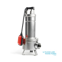 FEKA 750VS Water Pump pictured with automatic float switch for sewage pumping, supplied by number 1 water pump supplier in the U.K