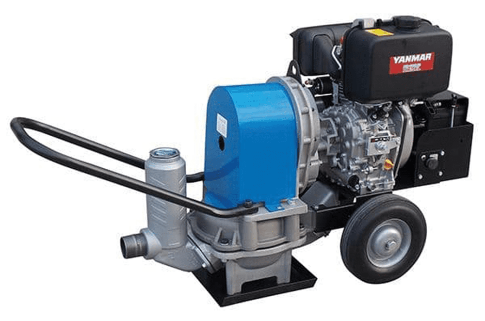 Diesel trash water pump