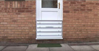 floodshield barrier fixed to UPVC door