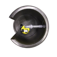 Sump and pump system will yellow pump