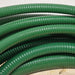 Close up of multiple widths of suction delivery hose 