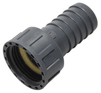 25mm femail hose tail on white background
