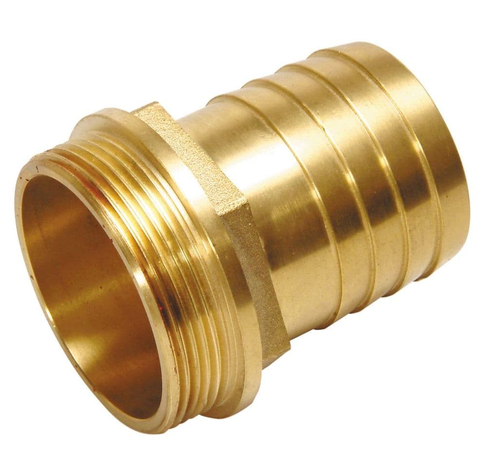 Hose tail c/w male BSP Brass