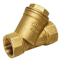 Inline strainer - brass c/w s/steel element