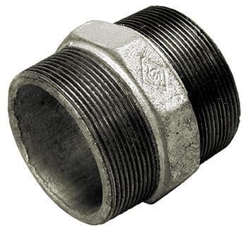 Nipple - galvanised iron