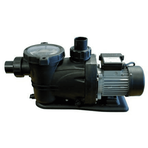 Black swimming pool pump