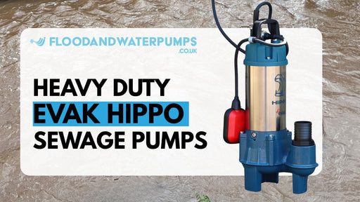 video showing key features of Evak Hippo Sewage pump range 