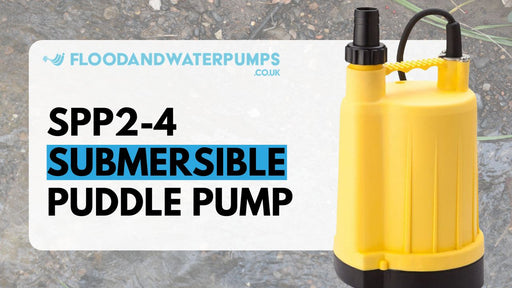 video on spp2 submersible puddle pump features 
