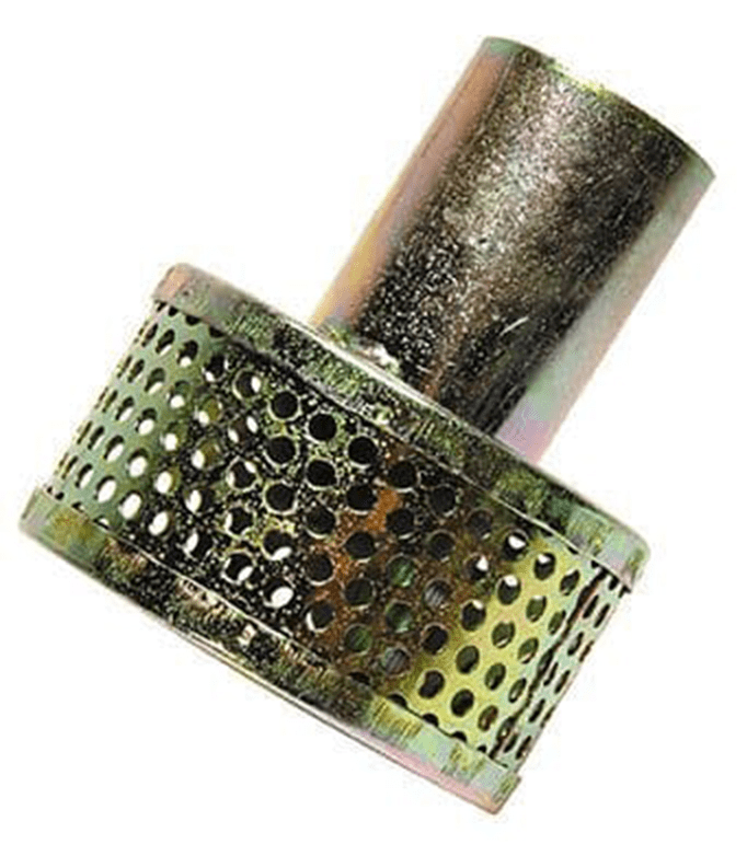 Strainer c/w hose tail - tin