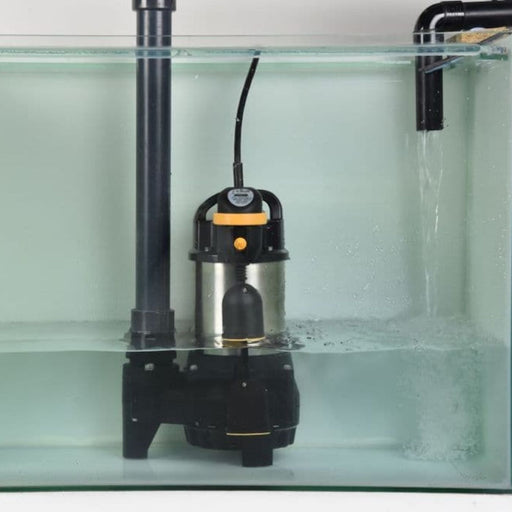 Tsurumi 50PNI2 automatic pump in water tank